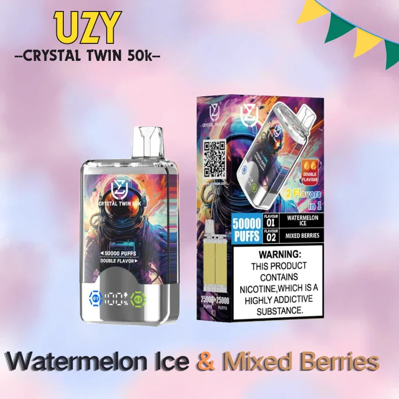 UZY Crystal Twin 50K Dual Flavors – Sonderangebot mit hoher Wiederkaufsrate 