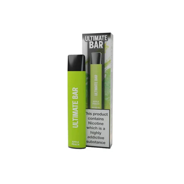 10 Pieces Ultimate Bar 600 Puffs Disposable Vape Kit