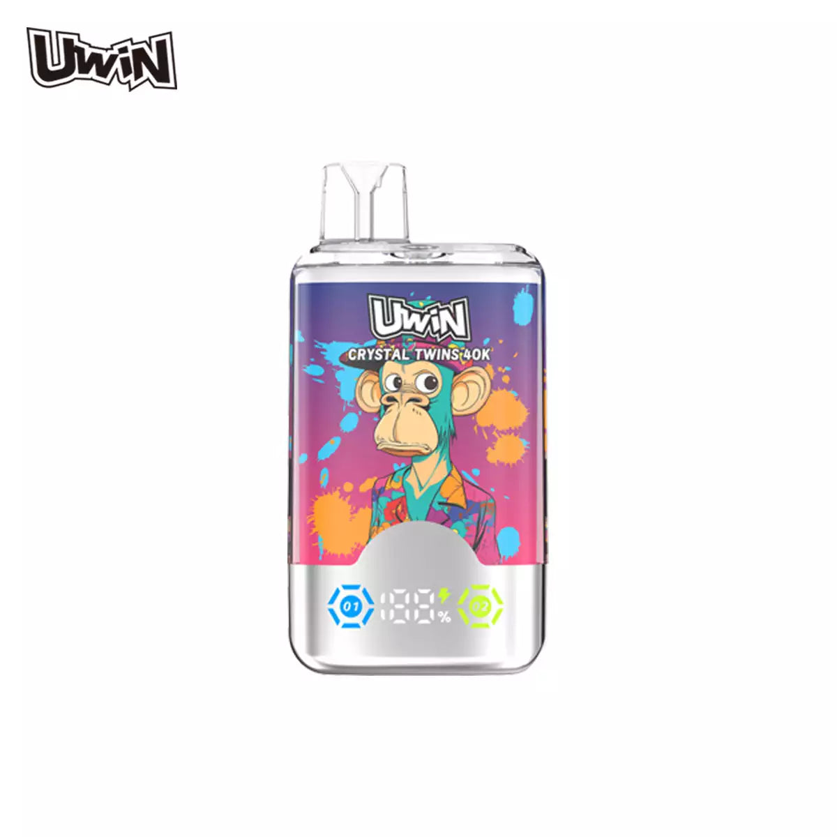 UWIN RANDM Twins Crystal 40000 Puffs Double Tastes Bulk Buy Rechargeable Disposable Vapes Wholesale