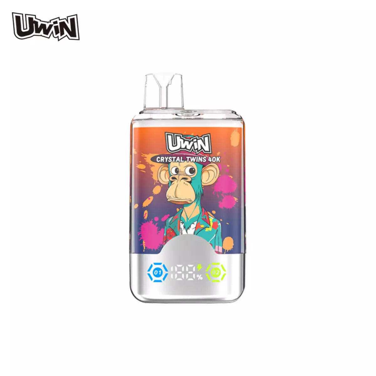 UWIN RANDM Twins Crystal 40000 Puffs Double Tastes Bulk Buy Rechargeable Disposable Vapes Wholesale