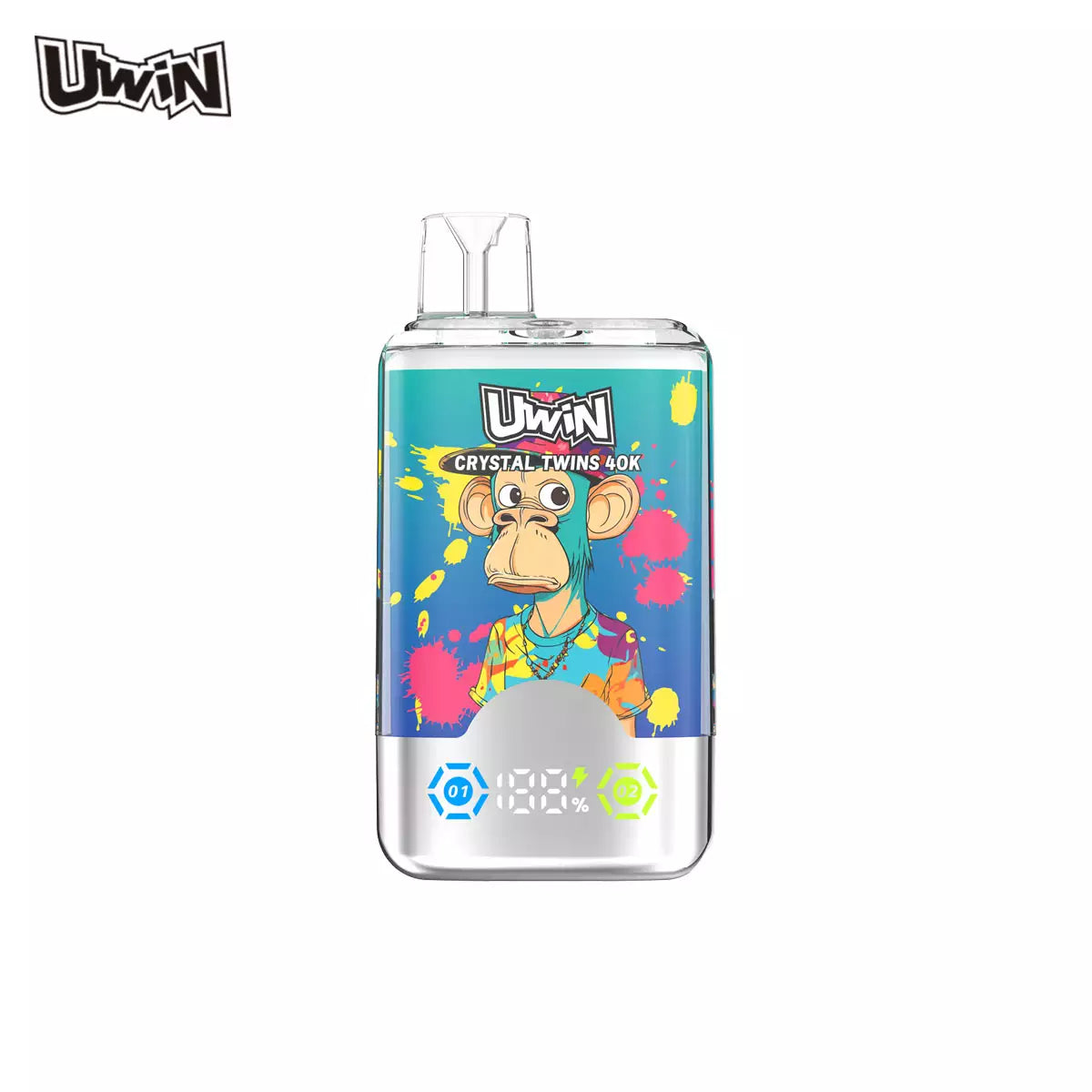 UWIN RANDM Twins Crystal 40000 Puffs Double Tastes Bulk Buy Rechargeable Disposable Vapes Wholesale