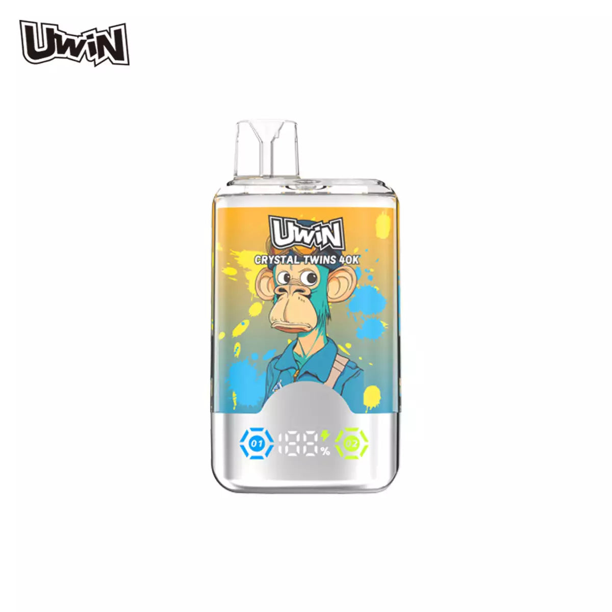 UWIN RANDM Twins Crystal 40000 Puffs Double Tastes Bulk Buy Rechargeable Disposable Vapes Wholesale