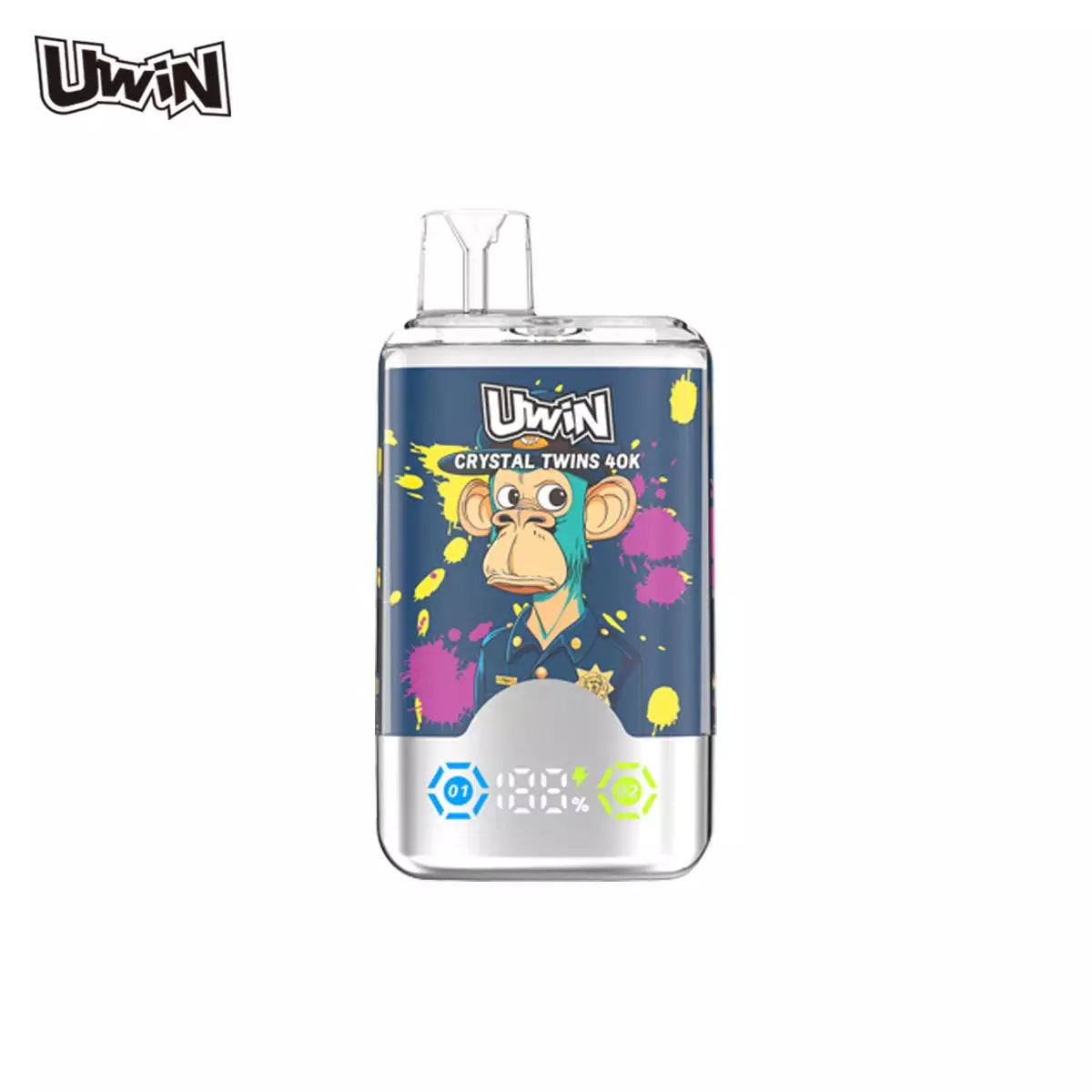 UWIN RANDM Twins Crystal 40000 Puffs Double Tastes Bulk Buy Rechargeable Disposable Vapes Wholesale