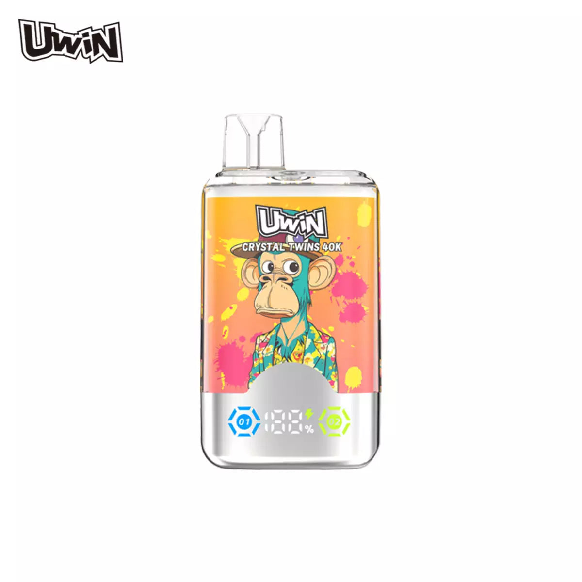 UWIN RANDM Twins Crystal 40000 Puffs Double Tastes Bulk Buy Rechargeable Disposable Vapes Wholesale