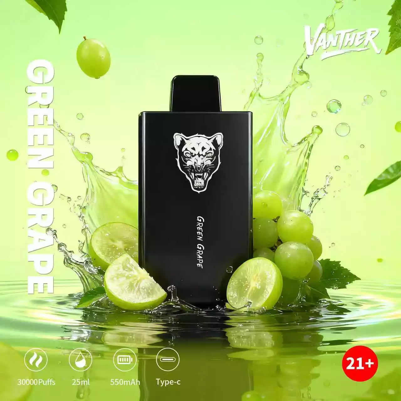 VANTHER 30K DSK077 30000 Puffs Disposable Vapes Wholesale Bulk Buy Dual Mesh Coil