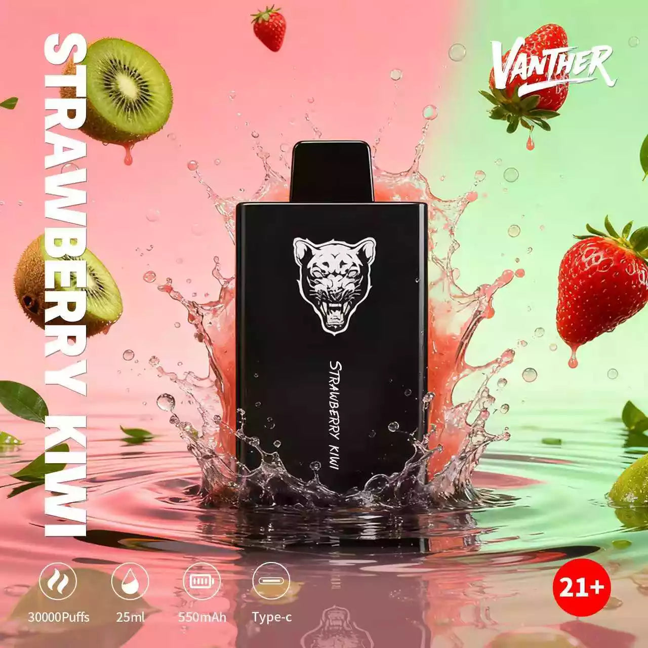 VANTHER 30K DSK077 30000 Puffs Disposable Vapes Wholesale Bulk Buy Dual Mesh Coil