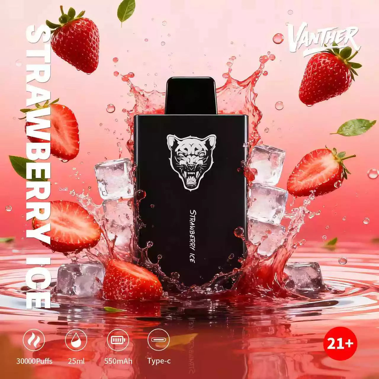 VANTHER 30K DSK077 30000 Puffs Disposable Vapes Wholesale Bulk Buy Dual Mesh Coil