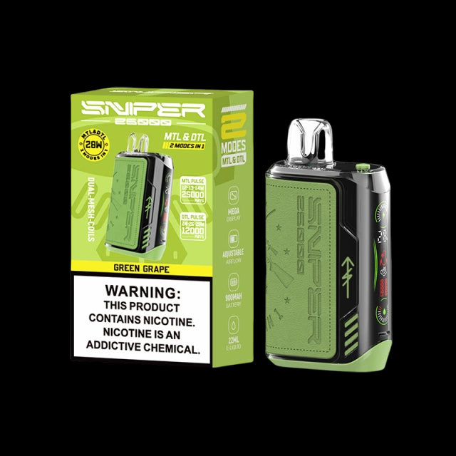Vapmod Sniper 25000 Puffs Dispaable Vape  20ml 650mAh 12 Flavors