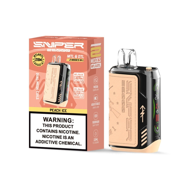 Vapmod Sniper 25000 Puffs Dispaable Vape  20ml 650mAh 12 Flavors