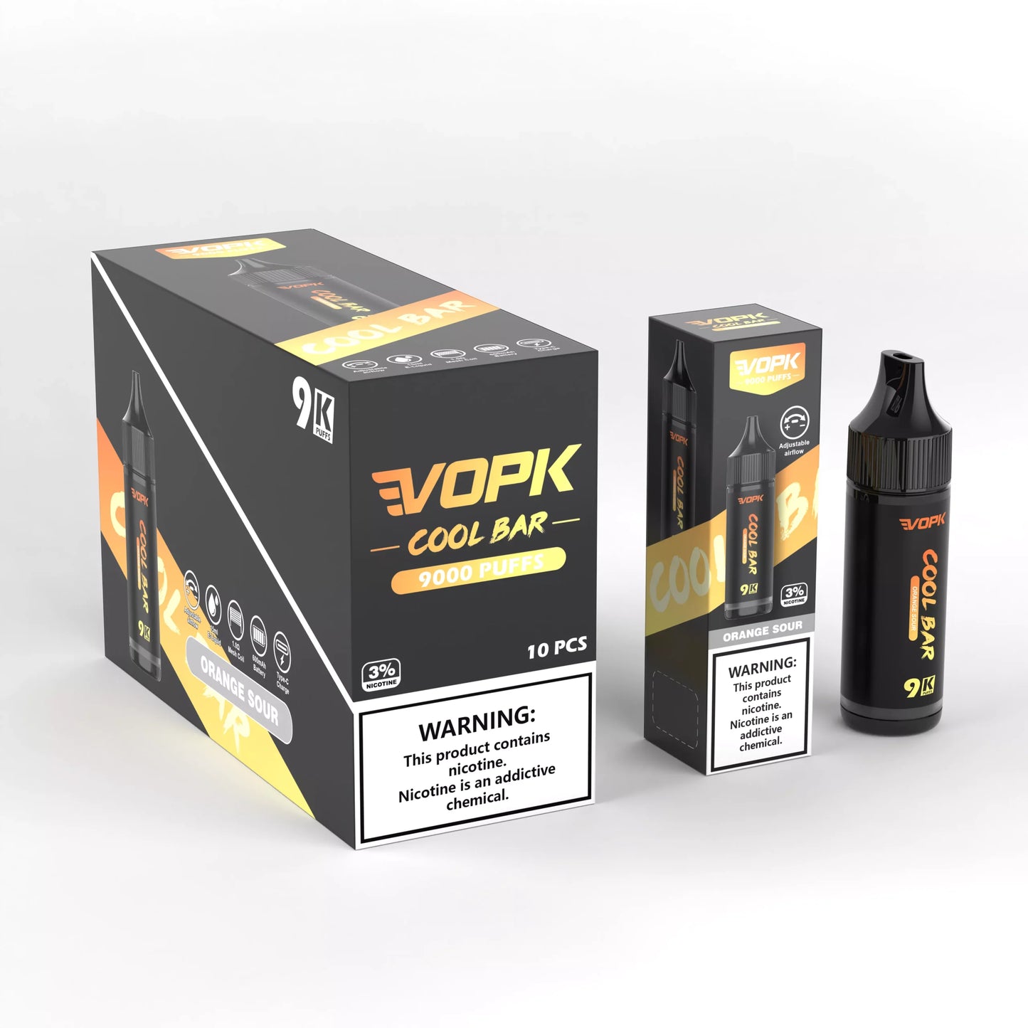 VOPK COOL BAR-9000 Puffs Disposable Vape Wholesale