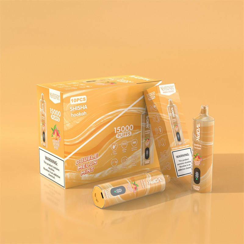 Vopk Shisha Hookah 15000 Puffs disposable vape Electronic Cigarette with Screen display