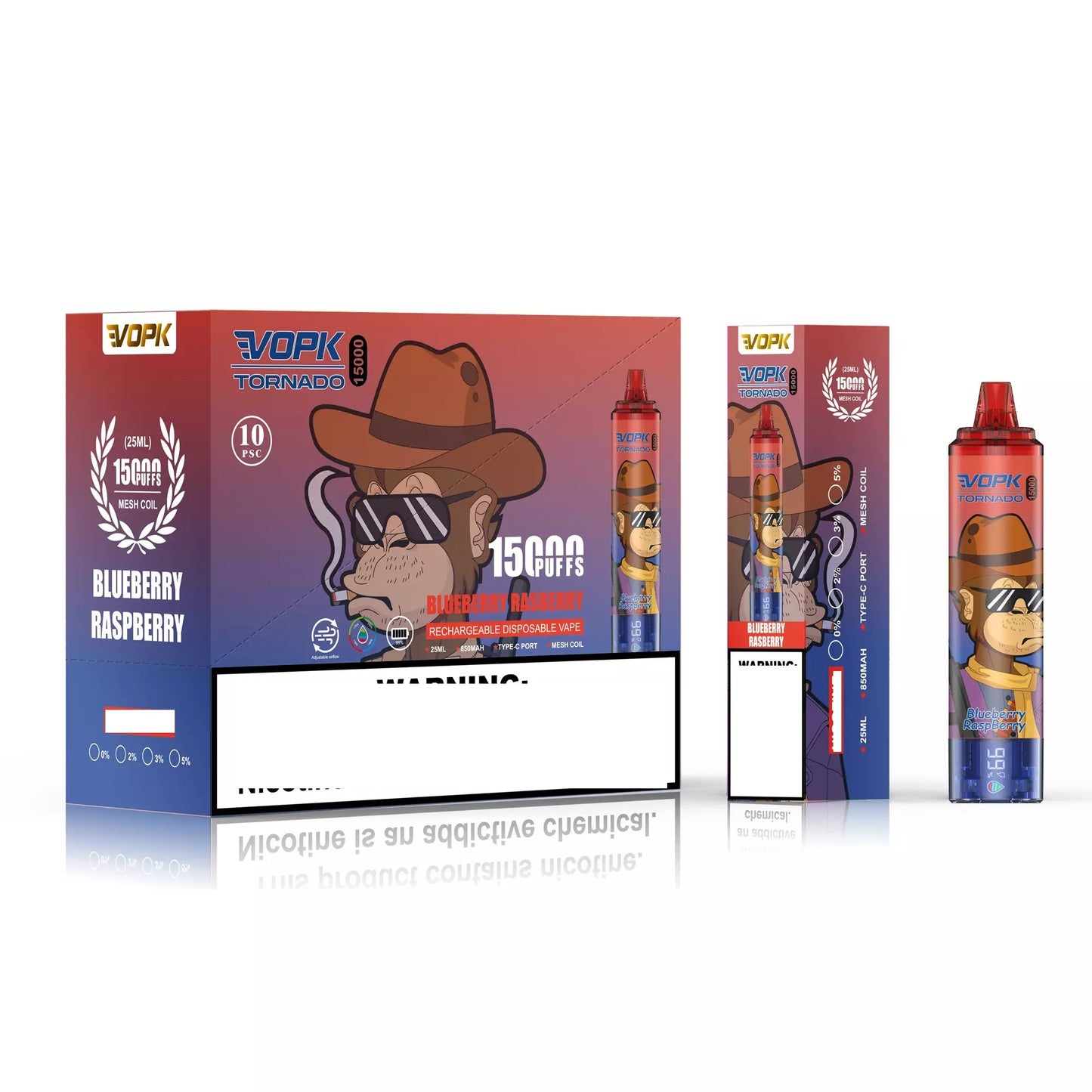 VOPK Tornado 15000 Puffs Disposable Vapes