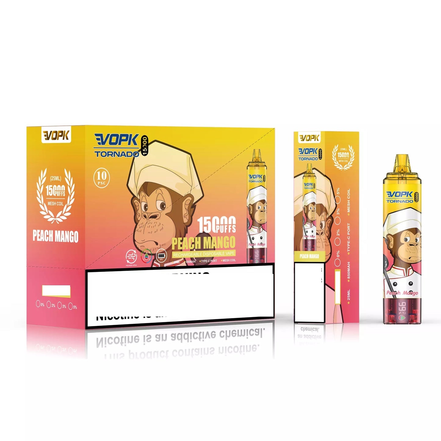 VOPK Tornado 15000 Puffs Disposable Vapes