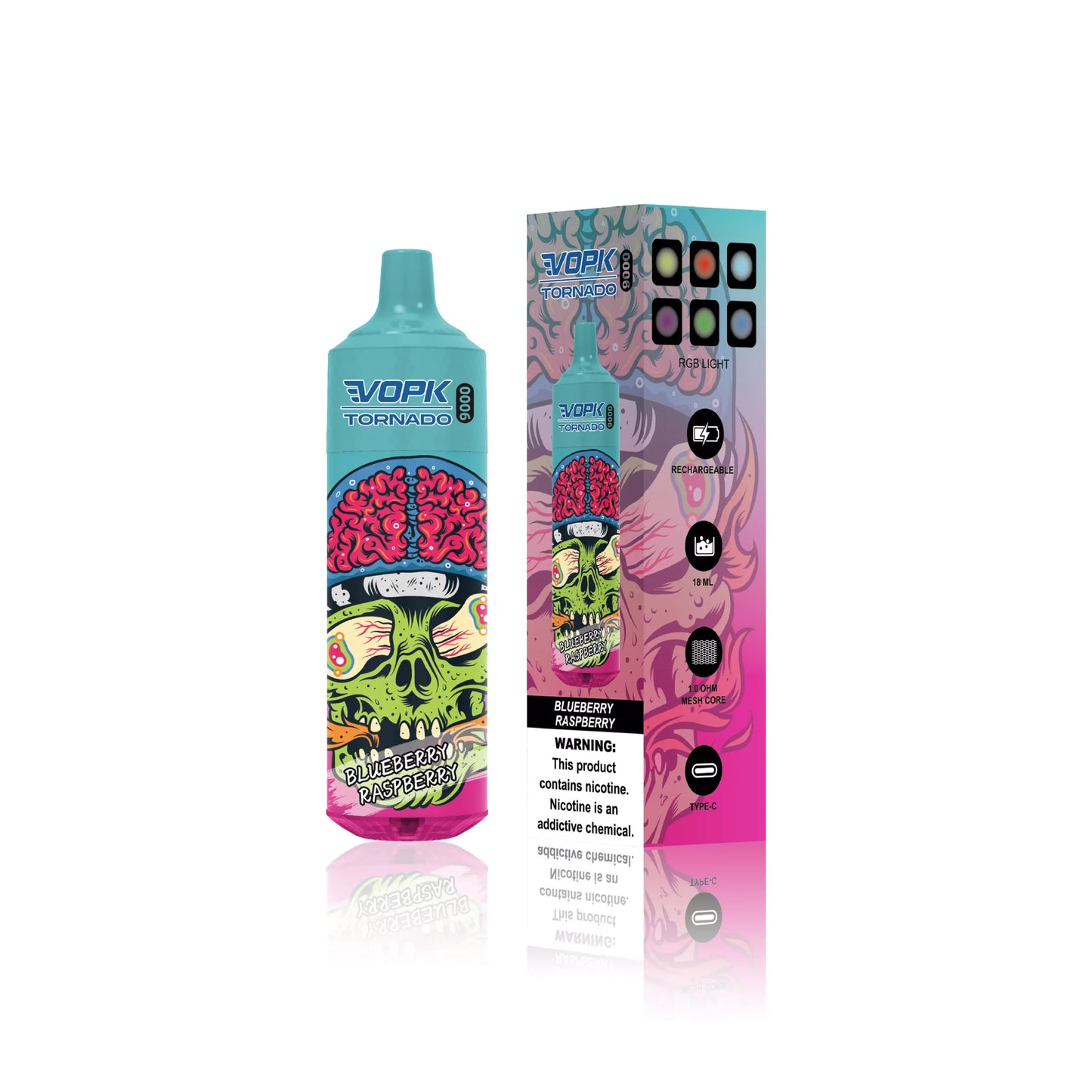 VOPK Tornado 9000 Puffs Disposable Vapes Wholesale