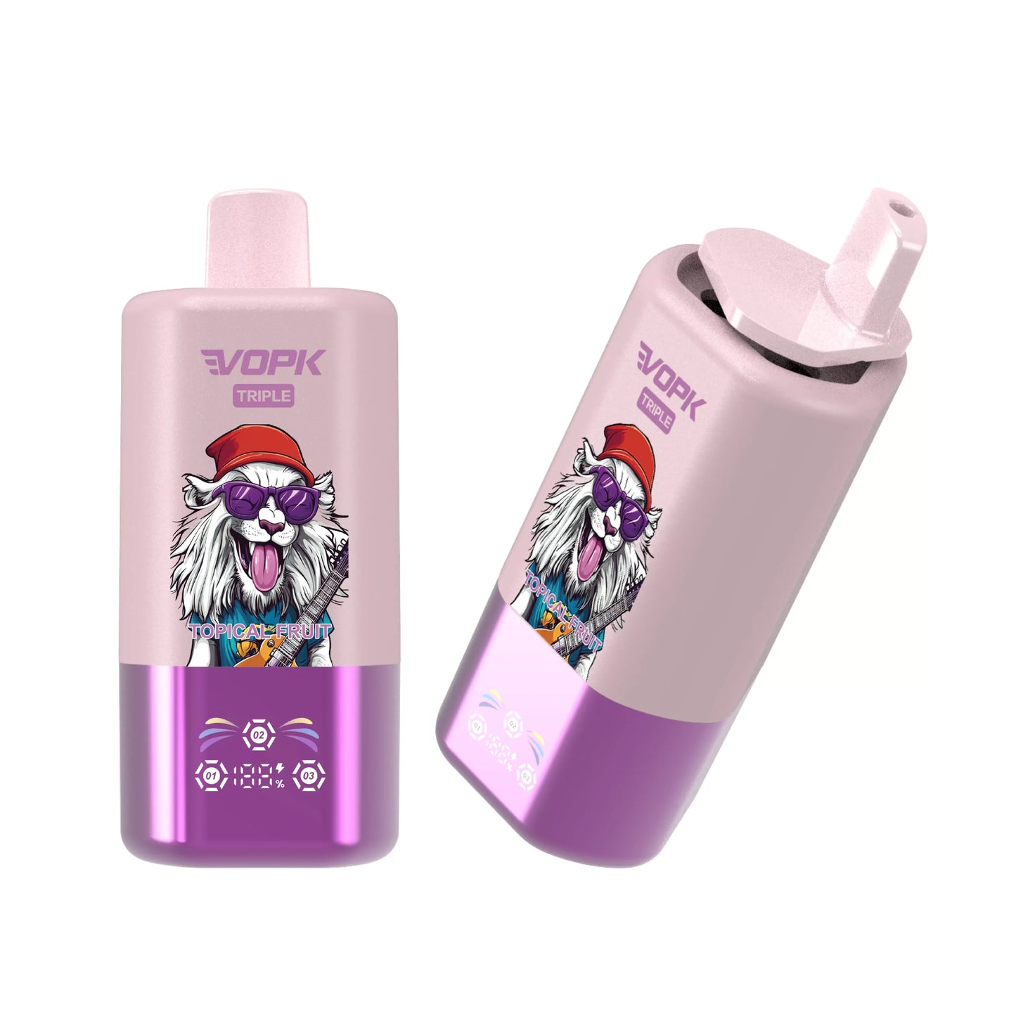 VOPK Tripe 60000 Puffs LCD Display Bulk Buy 60K Rechargeable Disposable Vapes Wholesale