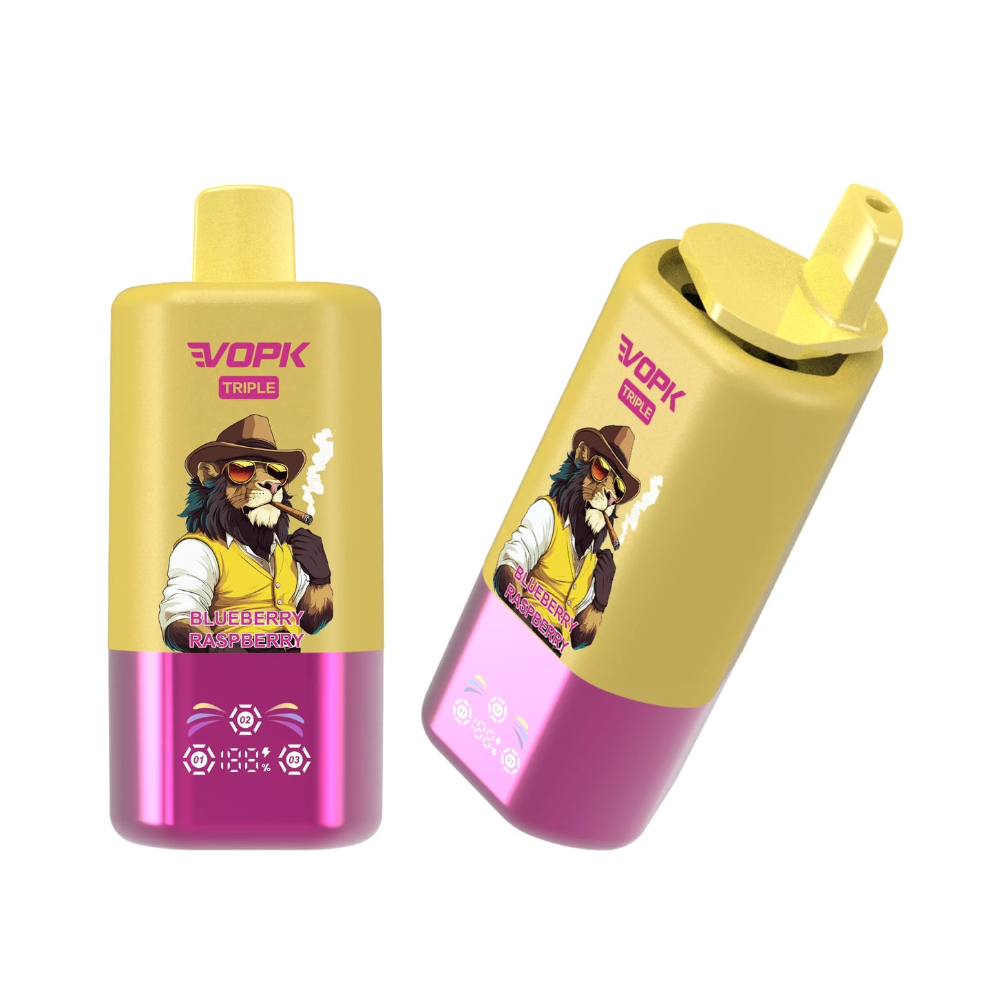 VOPK Tripe 60000 Puffs LCD Display Bulk Buy 60K Rechargeable Disposable Vapes Wholesale