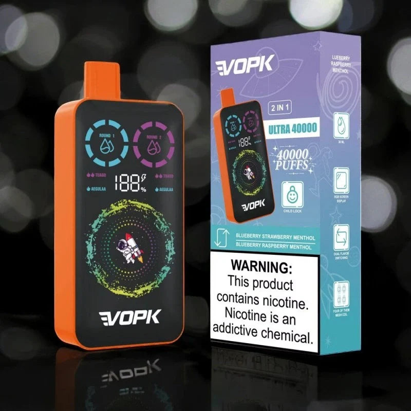 VOPK ULTRA 30000 Züge, Großhandel, Großbildschirm, Fabrikpreis, Dual-Aromen-Vape 