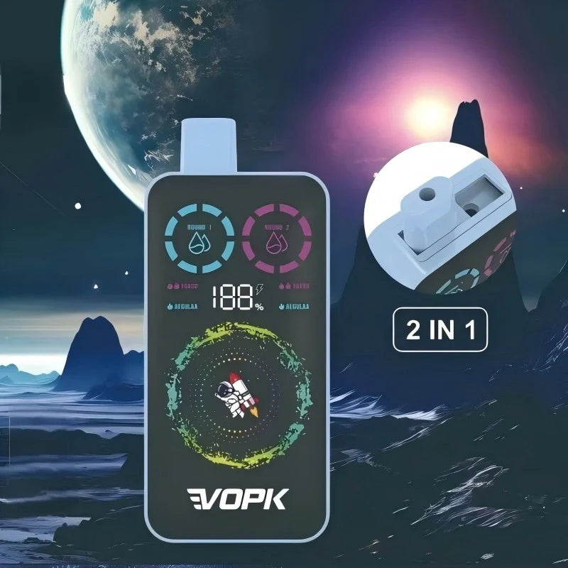 VOPK ULTRA 30000 Züge, Großhandel, Großbildschirm, Fabrikpreis, Dual-Aromen-Vape 