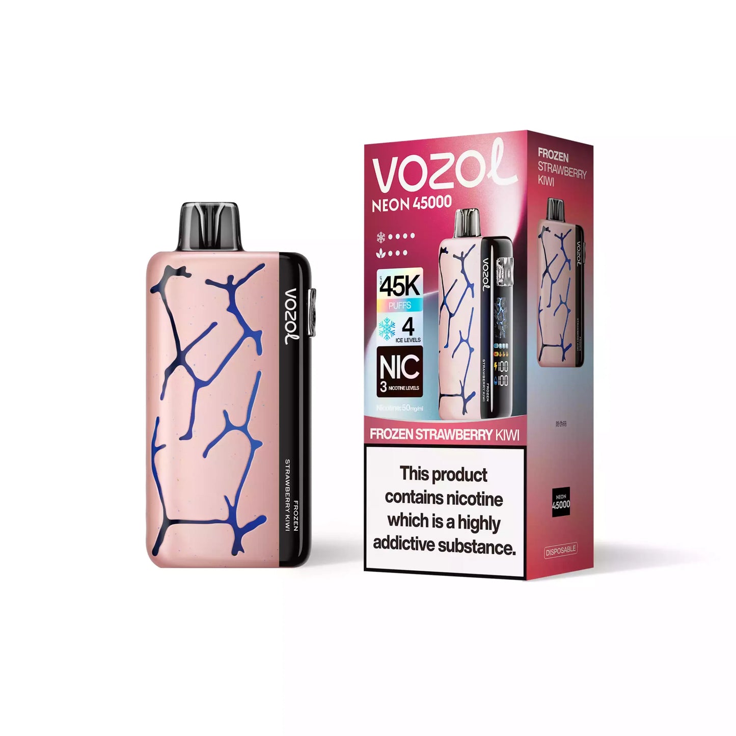 VOZOL NEON 45000 Puffs 50mg Bulk Buy Rechargeable Disposable Vapes Wholesale