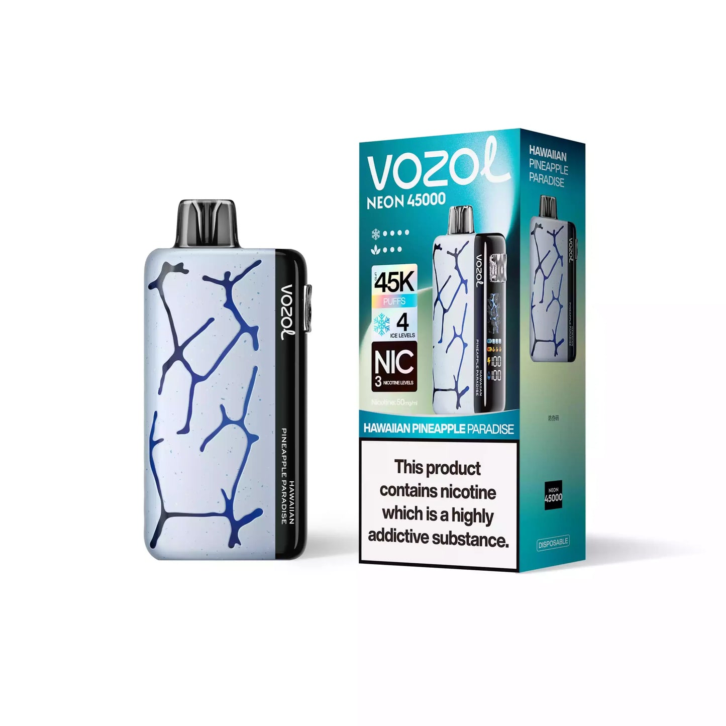 VOZOL NEON 45000 Puffs 50mg Bulk Buy Rechargeable Disposable Vapes Wholesale