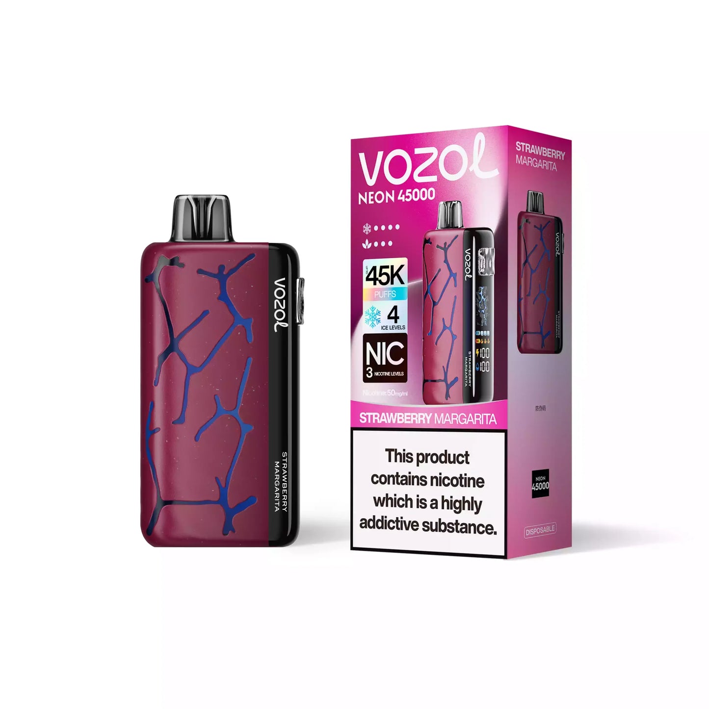 VOZOL NEON 45000 Puffs 50mg Bulk Buy Rechargeable Disposable Vapes Wholesale