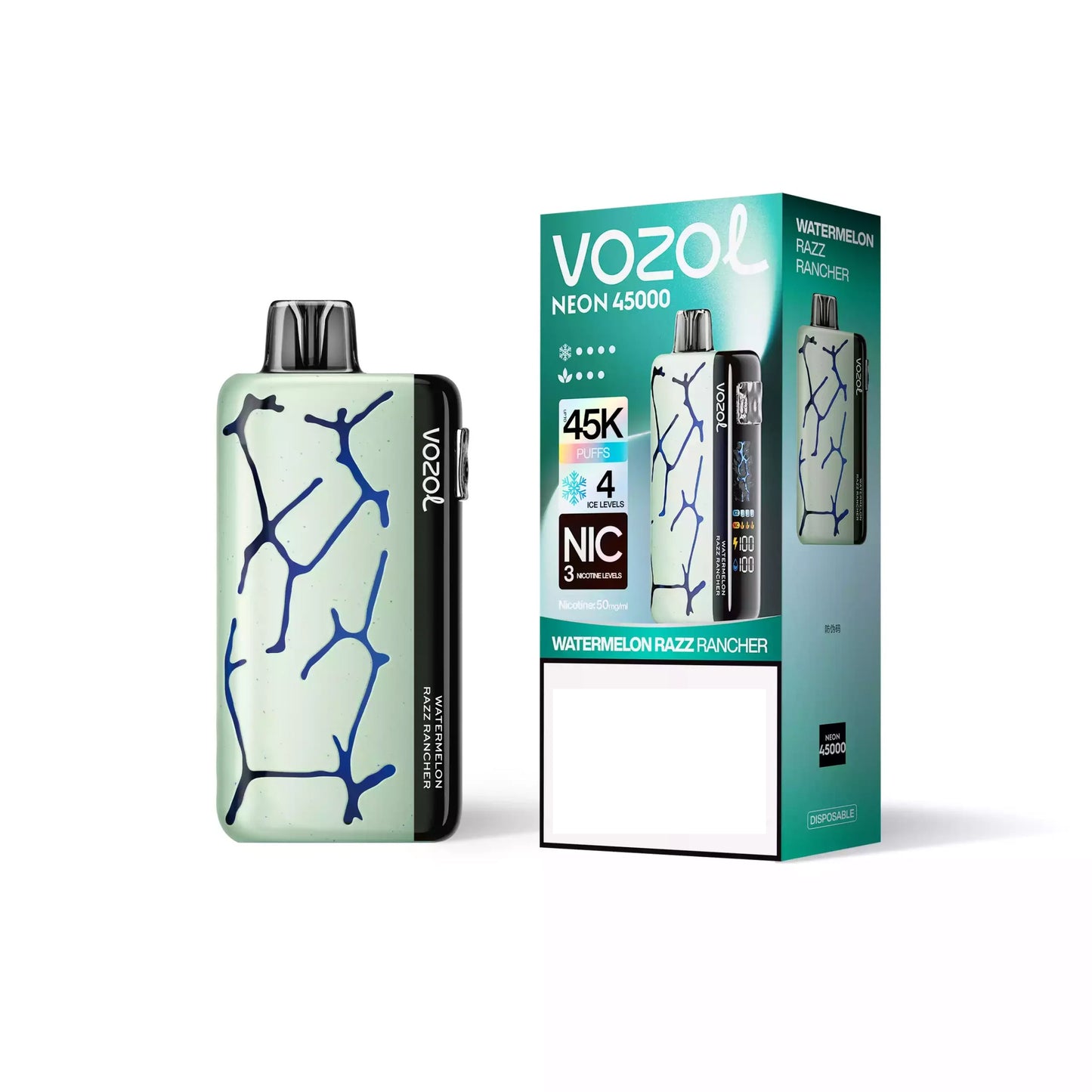 VOZOL NEON 45000 Puffs 50mg Bulk Buy Rechargeable Disposable Vapes Wholesale