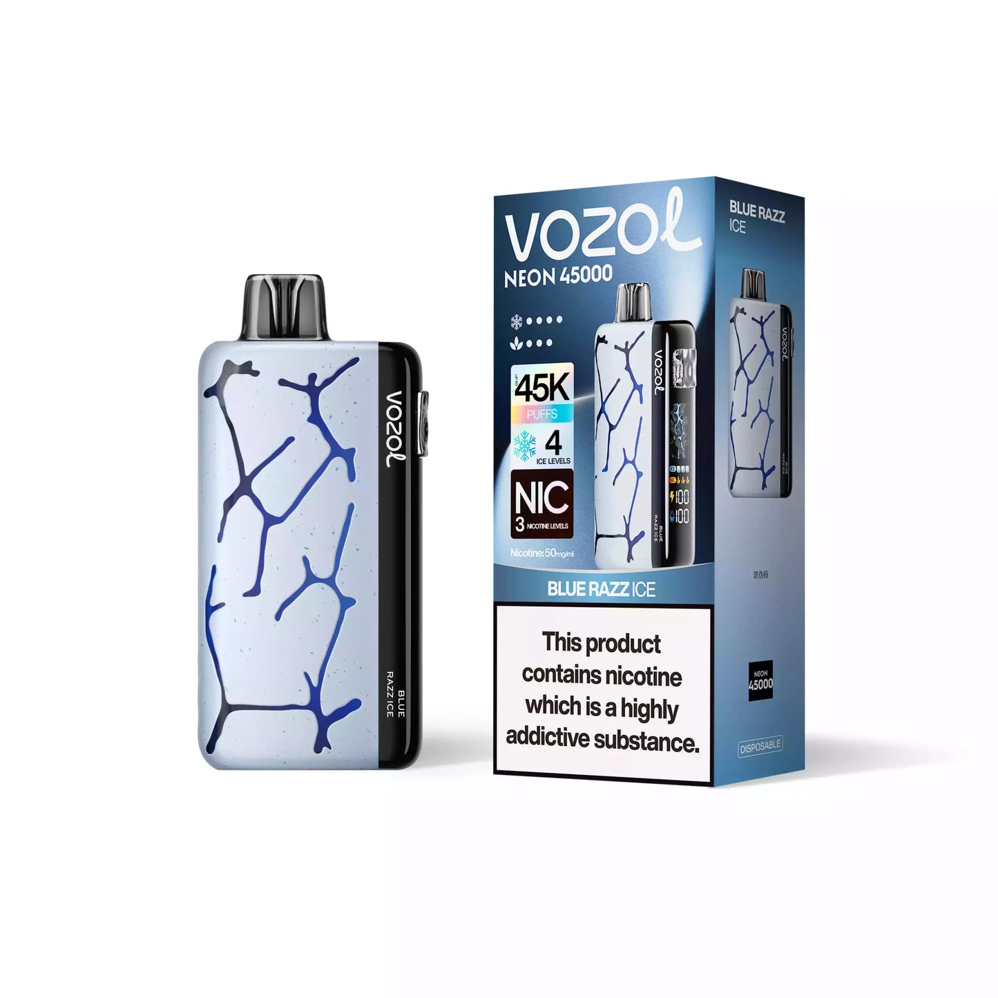 VOZOL NEON 45000 Puffs 50mg Bulk Buy Rechargeable Disposable Vapes Wholesale