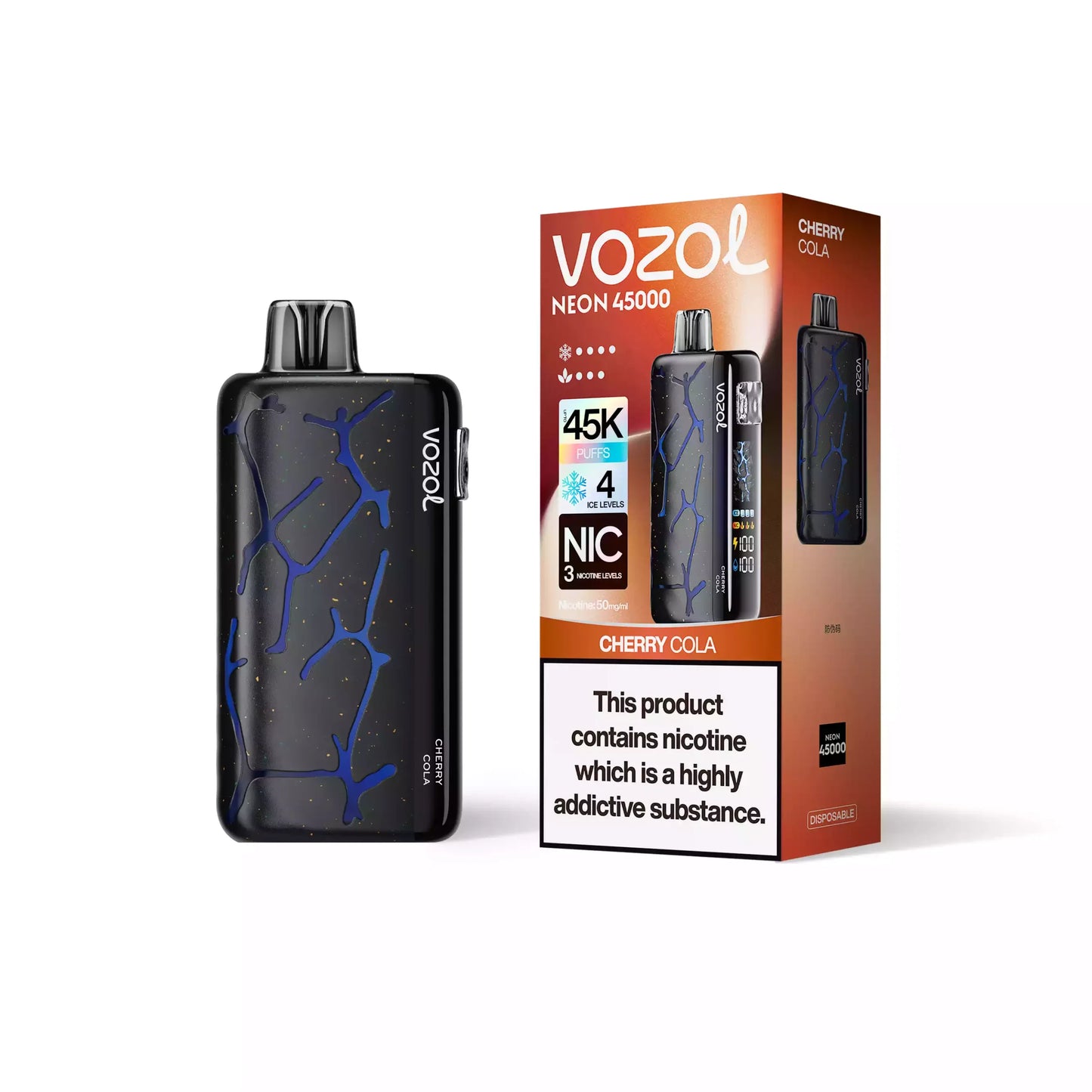 VOZOL NEON 45000 Puffs 50mg Bulk Buy Rechargeable Disposable Vapes Wholesale