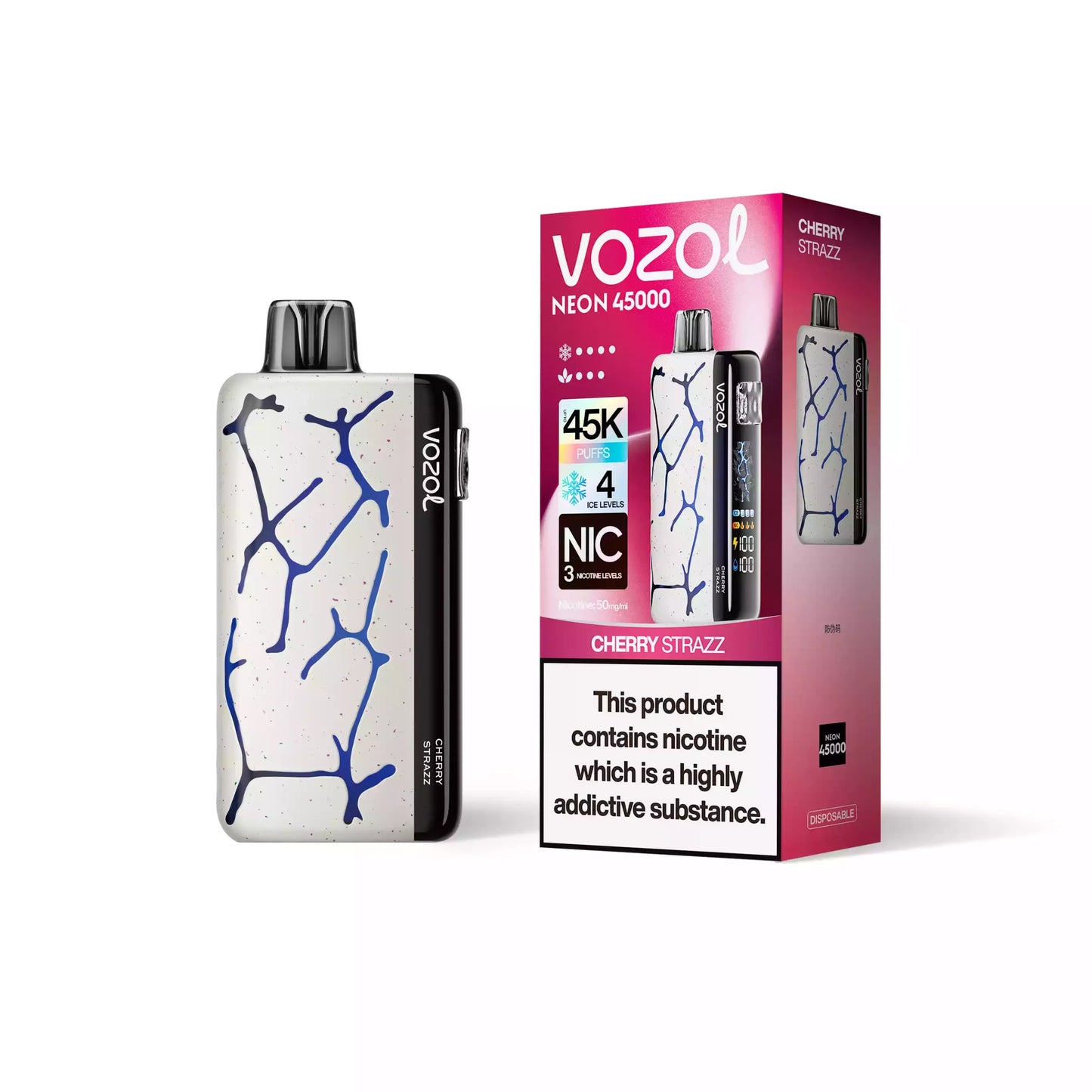 VOZOL NEON 45000 Puffs 50mg Bulk Buy Rechargeable Disposable Vapes Wholesale
