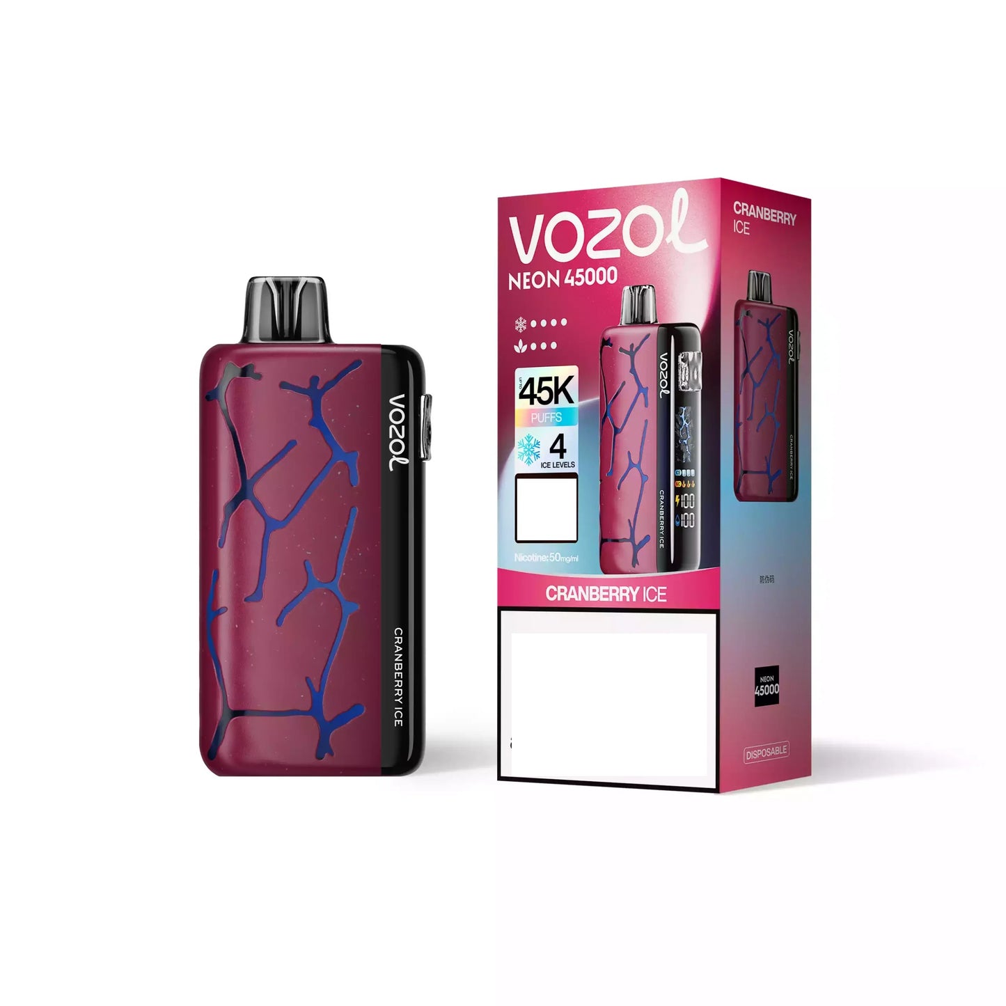 VOZOL NEON 45000 Puffs 50mg Bulk Buy Rechargeable Disposable Vapes Wholesale