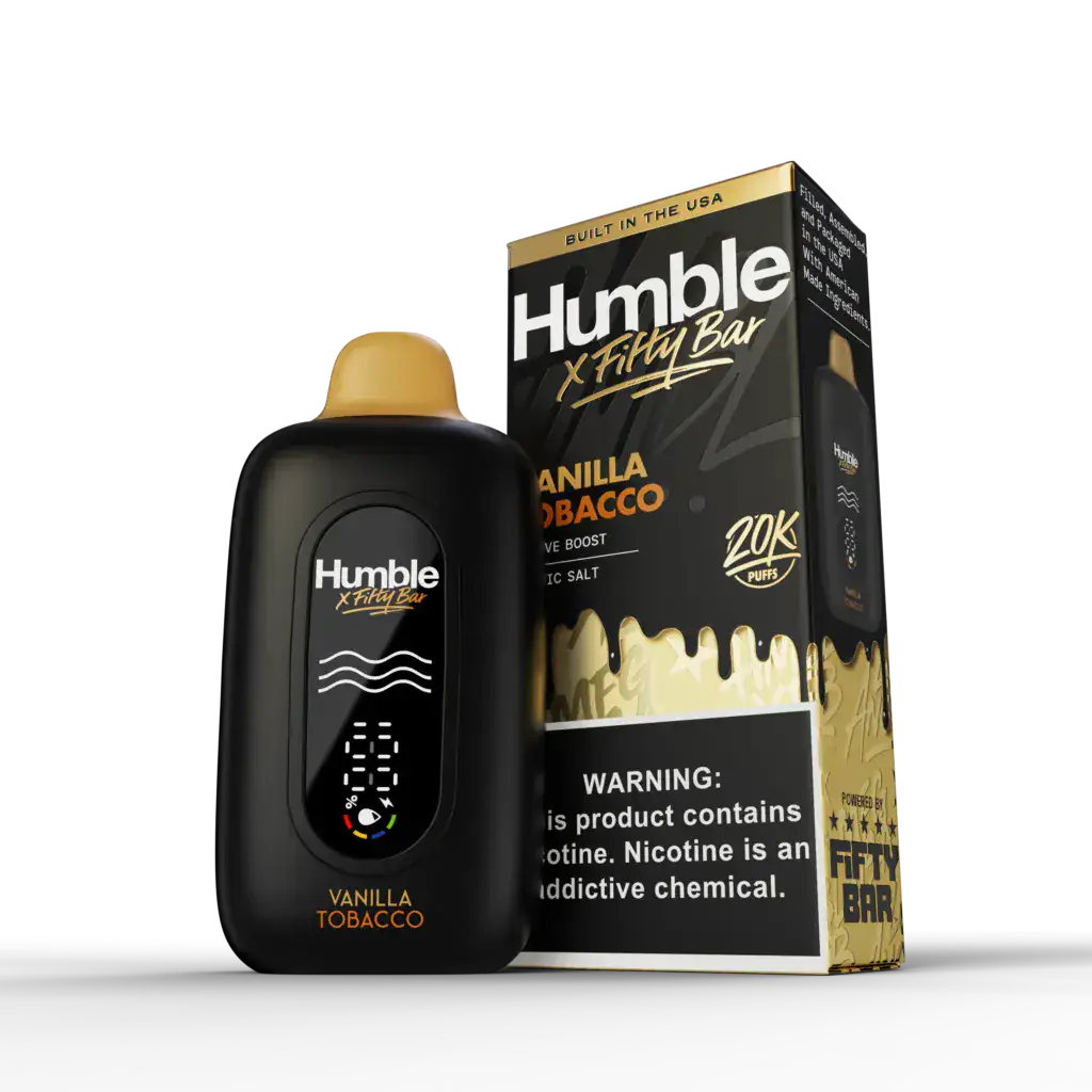 Vanilla Tobacco - Fifty Bar x Humble 20K Disposable Vape