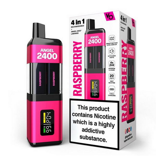 Vapes Bars Angel 4 in 1 2400 Rechargeable Vape Kit