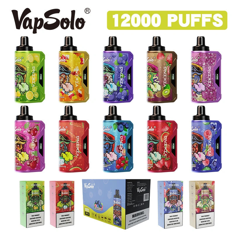 22ml 6500 Puffs Disposable Vape - 5% Nicotine, 15 Flavors, Type-C