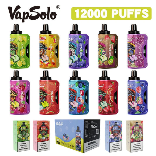 22ml Disposable Vape - 650mAh, 20mg Nicotine, 10 Flavors, LED Display