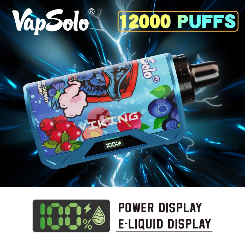 22ml Disposable Vape - 650mAh, 20mg Nicotine, 10 Flavors, LED Display
