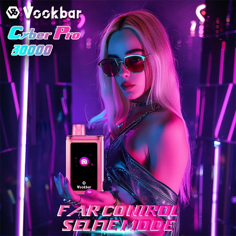 2024 New Product Vookbar Cyber PRO 30000 Puffs Wholesale Disposable Vape Pen Original Factory Hookah Eliquid Vaporizer OEM/ODM Wape