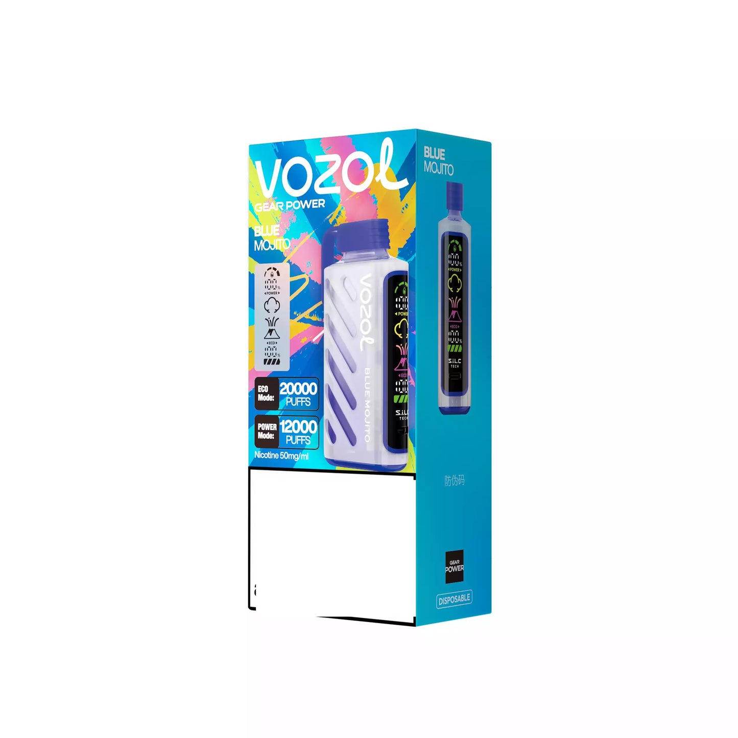 Vozol Gear Power 20000 Puffs Dual Mesh Full Display Bulk Buy Rechargeable Disposable Vapes Wholesale
