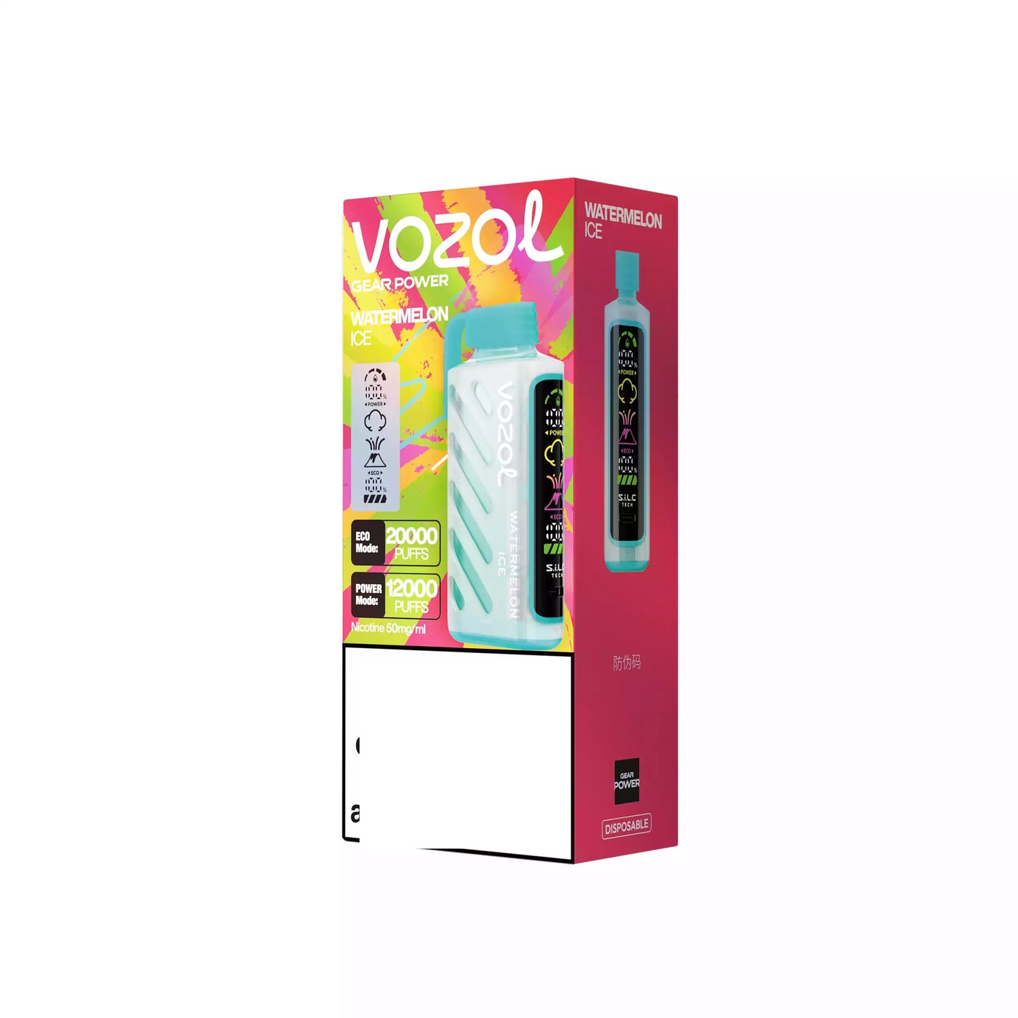 Vozol Gear Power 20000 Puffs Dual Mesh Full Display Bulk Buy Rechargeable Disposable Vapes Wholesale