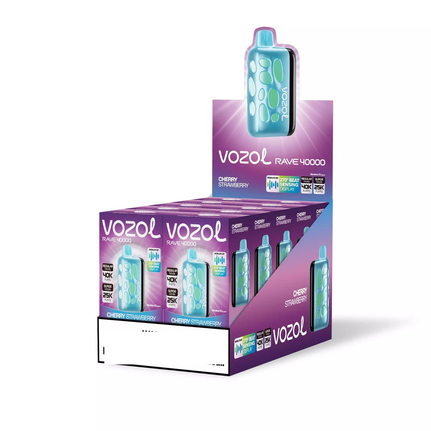 VOZOL RAVE 40000 Puffs Dual Mesh Dual Mode Digital Display Bulk Buy 40K Rechargeable Disposable Vapes Wholesale