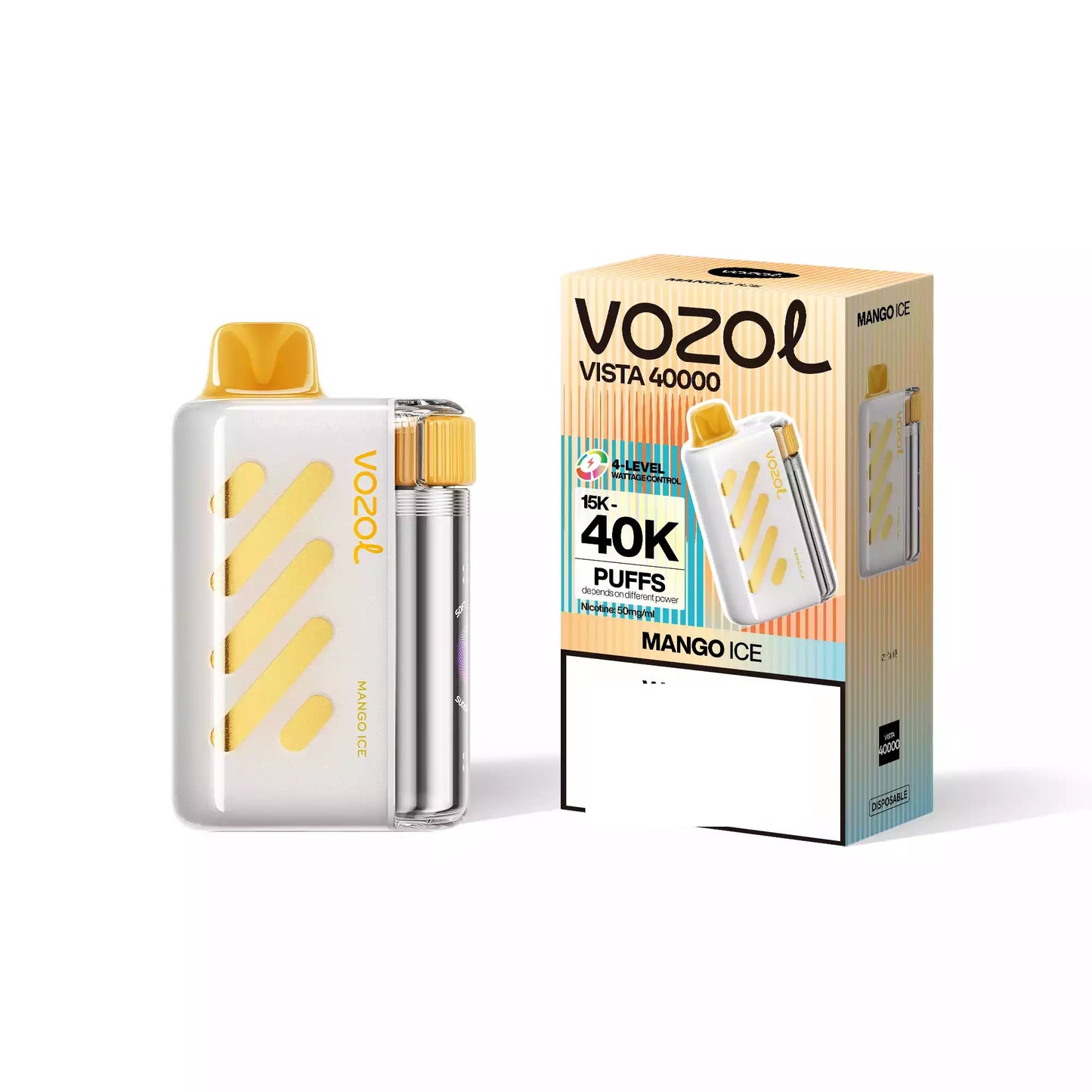 VOZOL VISTA 40000 Puffs 50mg Bulk Buy Rechargeable Disposable Vapes Wholesale