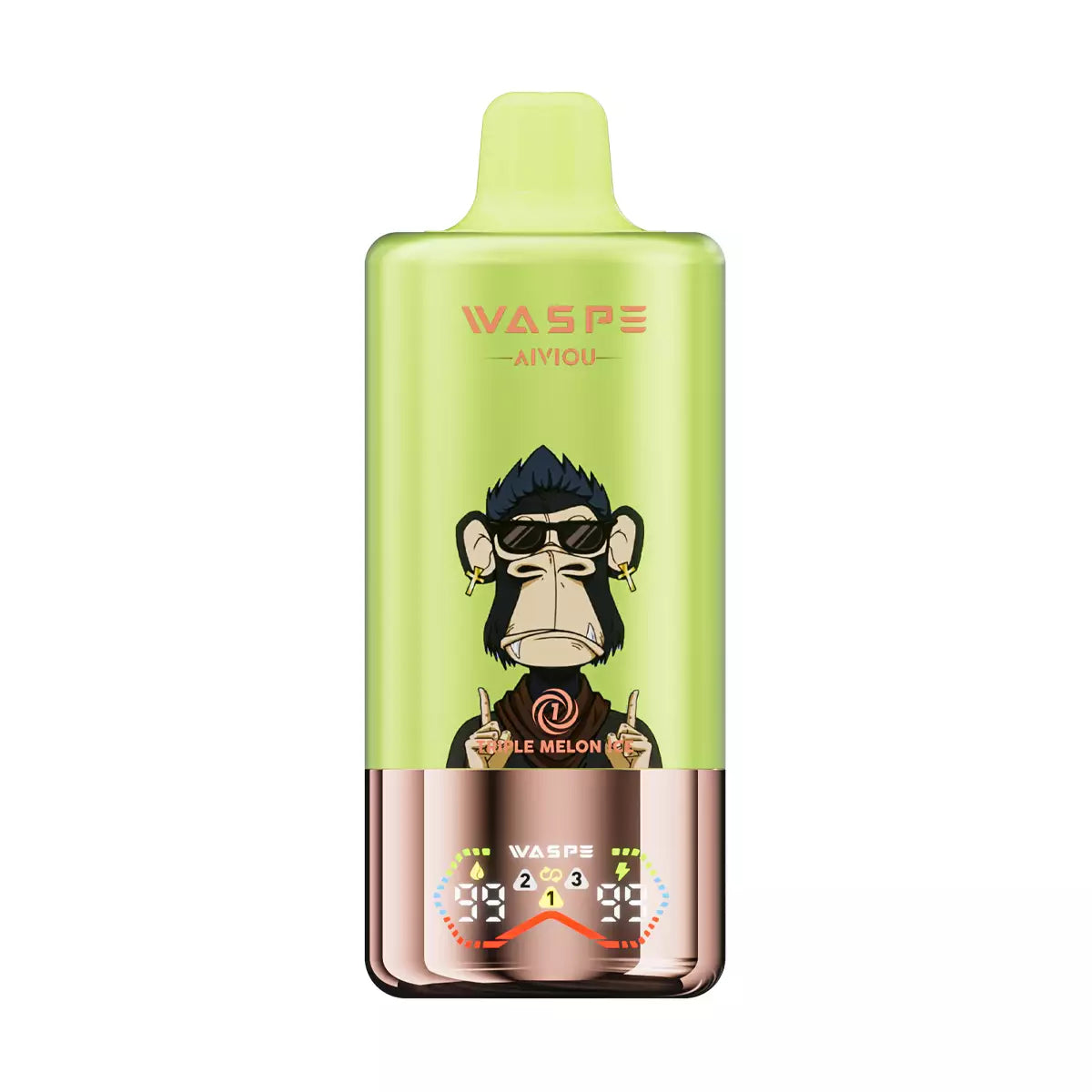 WASPE AIVIOU 60000 Puffs Triple Tastes Digital Screen Bulk Buy 60K Rechargeable Disposable Vapes Wholesale