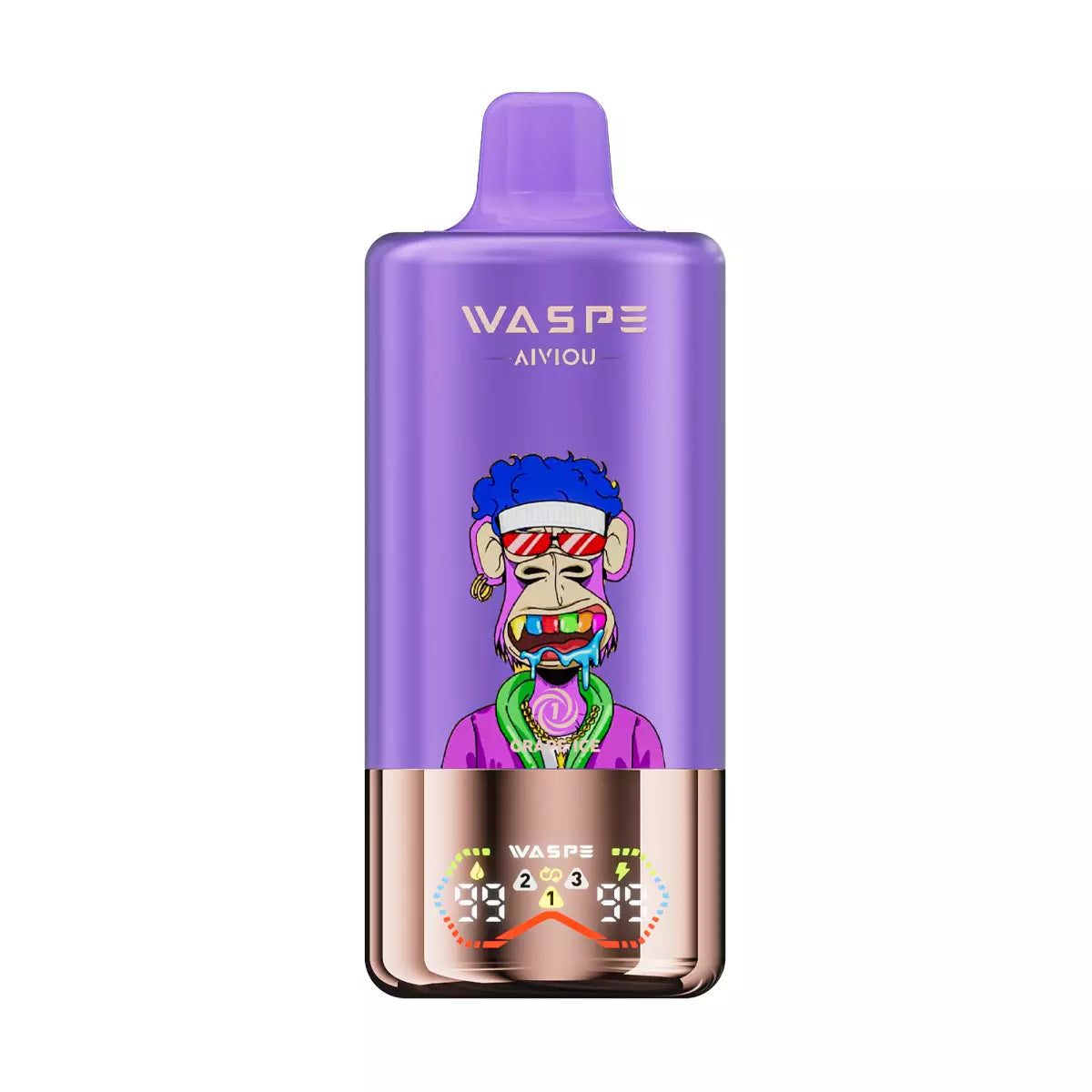 WASPE AIVIOU 60000 Puffs Triple Tastes Digital Screen Bulk Buy 60K Rechargeable Disposable Vapes Wholesale
