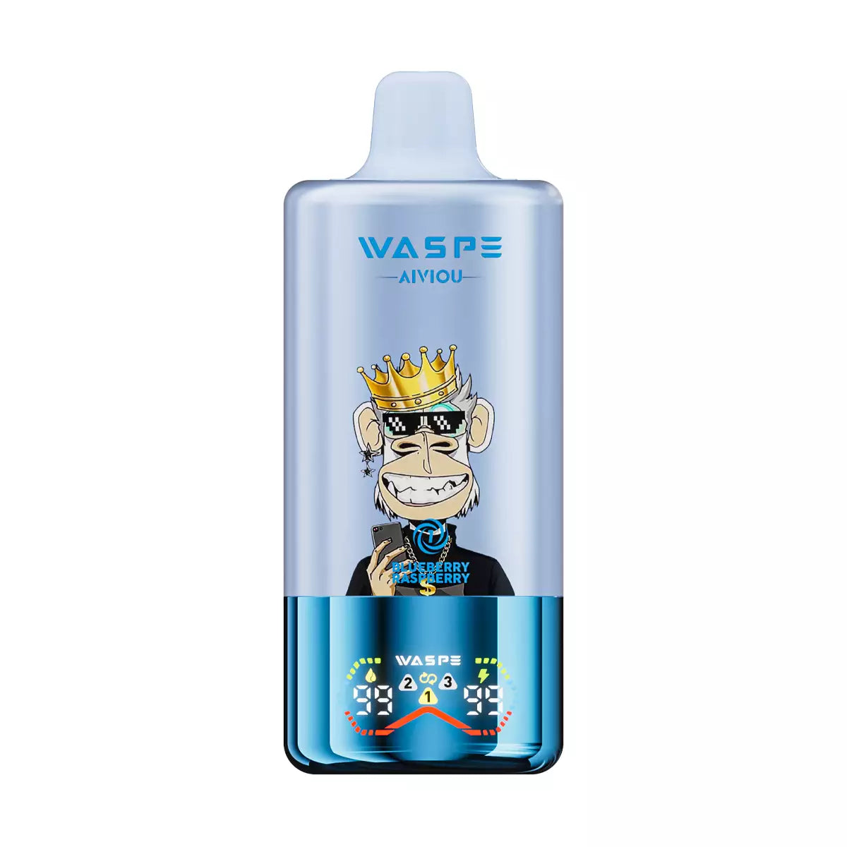 WASPE AIVIOU 60000 Puffs Triple Tastes Digital Screen Bulk Buy 60K Rechargeable Disposable Vapes Wholesale