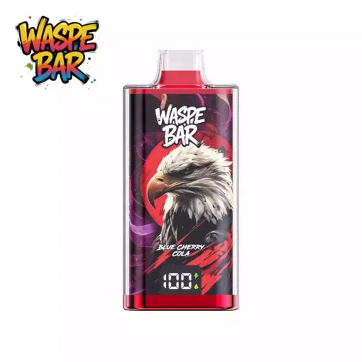 WASPE BAR 60000 60K Puffs Disposable Vapes Wholesale Bulk Buy High Capacity Rechargeable Mesh Coil LED Screen