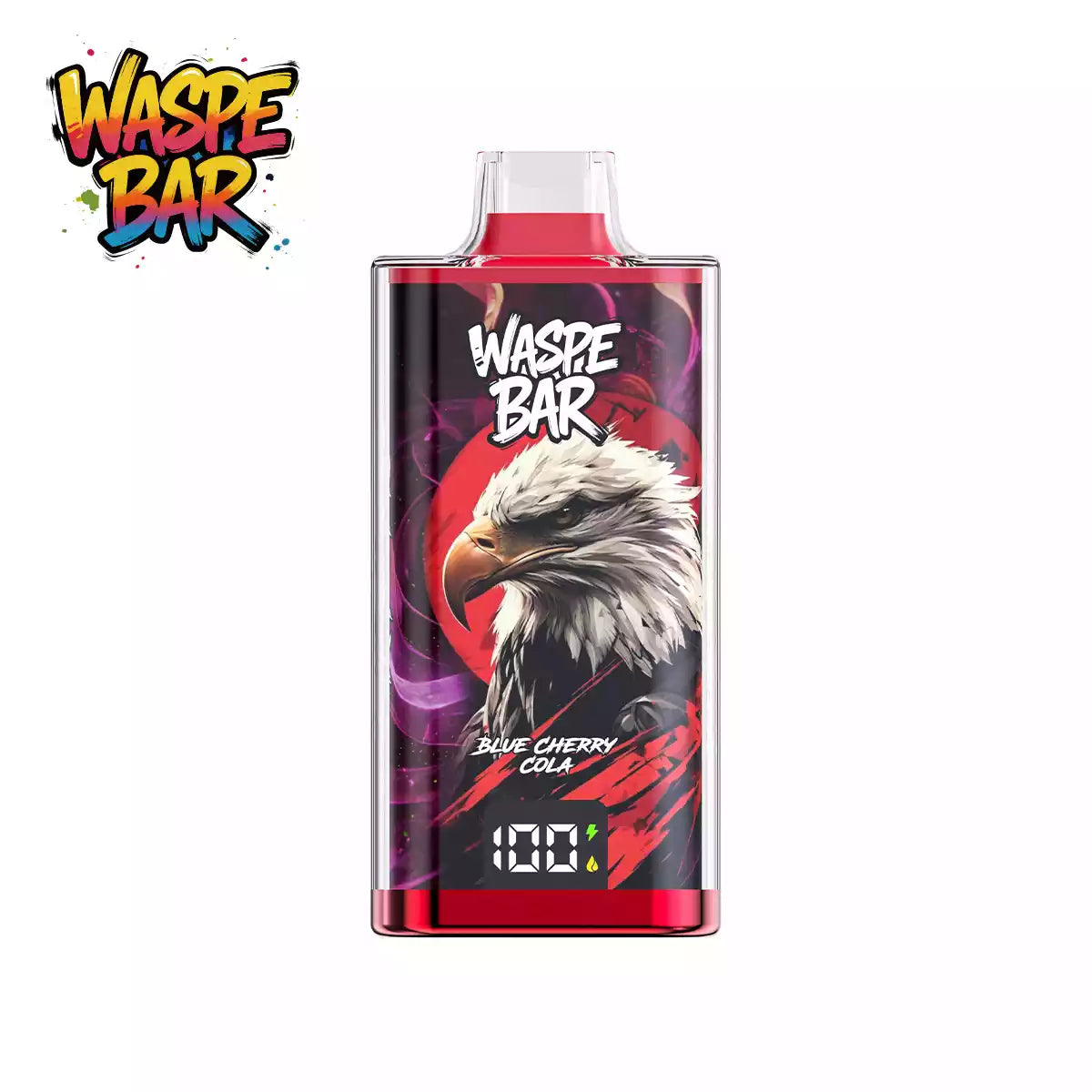 WASPE BAR 60000 60K Puffs Disposable Vapes Wholesale Bulk Buy High Capacity Rechargeable Mesh Coil LED Screen