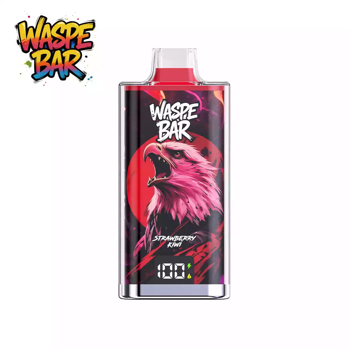 WASPE BAR 60000 60K Puffs Disposable Vapes Wholesale Bulk Buy High Capacity Rechargeable Mesh Coil LED Screen