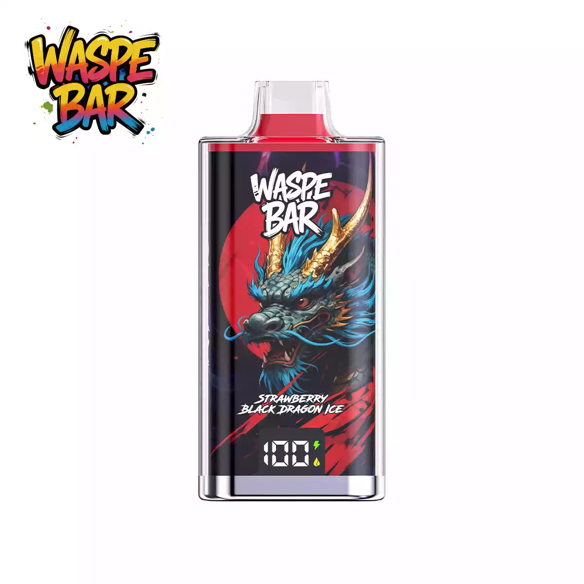 WASPE BAR 60000 60K Puffs Disposable Vapes Wholesale Bulk Buy High Capacity Rechargeable Mesh Coil LED Screen