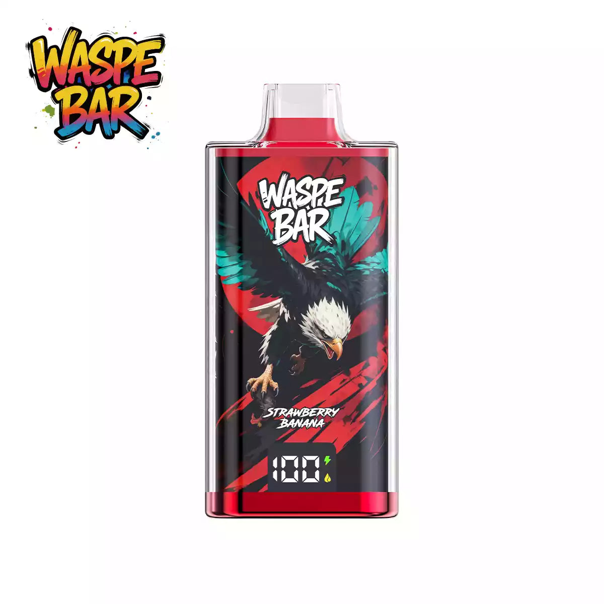 WASPE BAR 60000 60K Puffs Disposable Vapes Wholesale Bulk Buy High Capacity Rechargeable Mesh Coil LED Screen