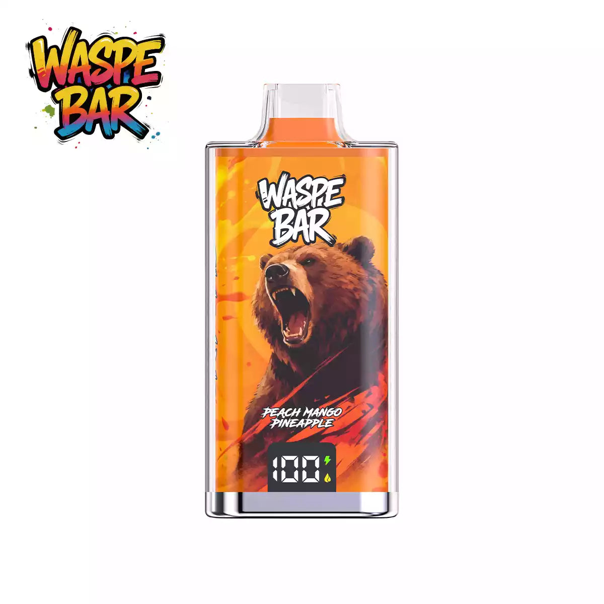 WASPE BAR 60000 60K Puffs Disposable Vapes Wholesale Bulk Buy High Capacity Rechargeable Mesh Coil LED Screen