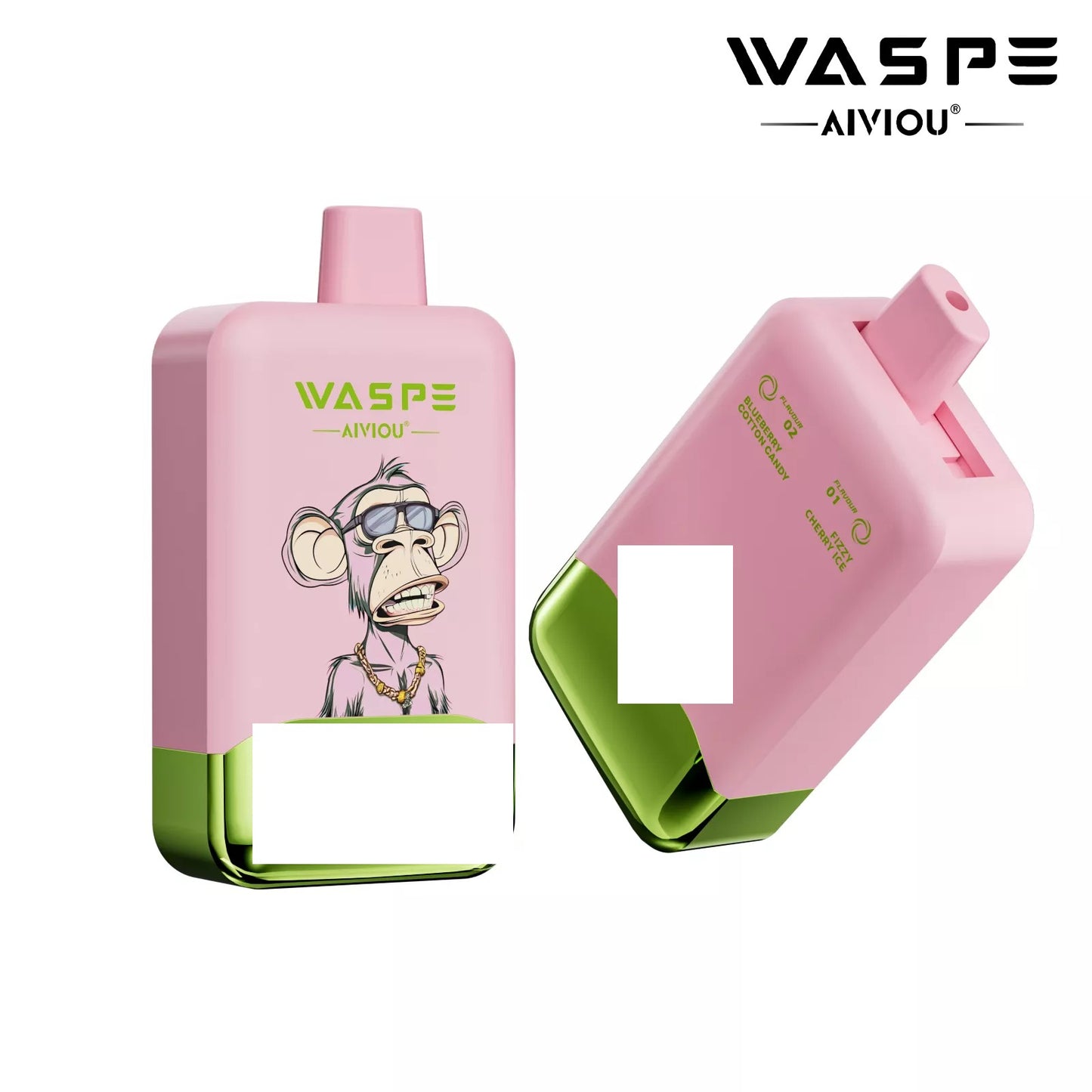 WASPE AIVIOU 40000 Puffs Double Taste LED Screen Bulk Buy Rechargeable Disposable Vapes Wholesale